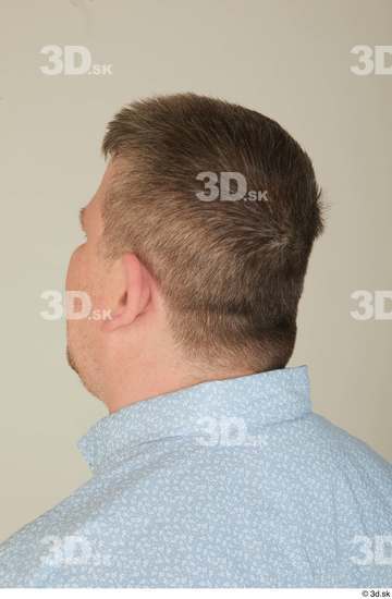 Head Hair Man White Casual Overweight Street photo references