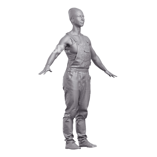 Petra Bodybuilder 3D Scan of Body