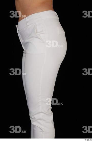 Serina Gomez bottom buttock casual dressed thigh white trousers  jpg