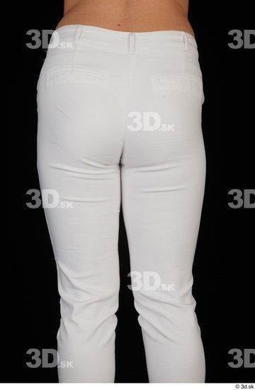 Serina Gomez bottom buttock casual dressed thigh white trousers  jpg