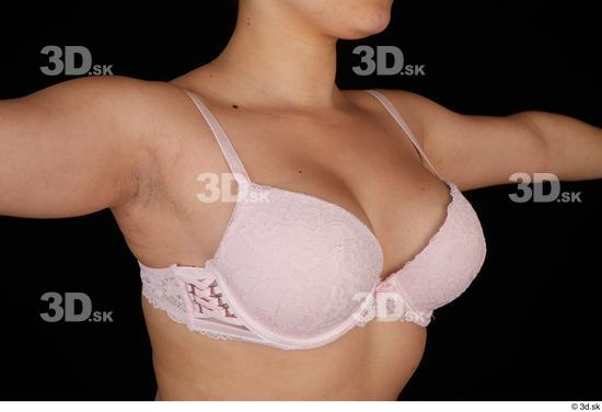 Serina Gomez breast chest lingerie pink bra  jpg