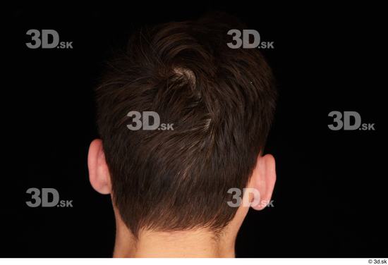 Hair Man White Studio photo references