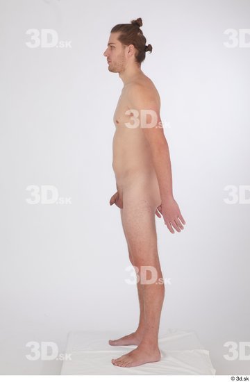 Whole Body Man White Nude Slim Standing Studio photo references