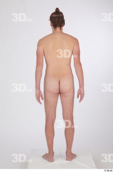 Whole Body Man White Nude Slim Standing Studio photo references