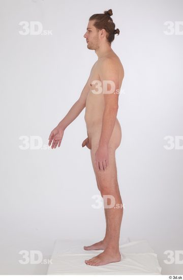 Whole Body Man White Nude Slim Standing Studio photo references