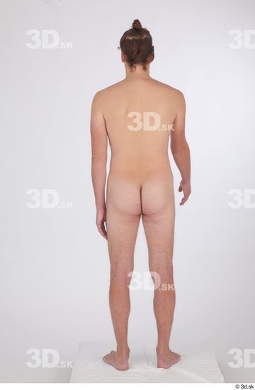 Whole Body Man White Nude Slim Standing Studio photo references