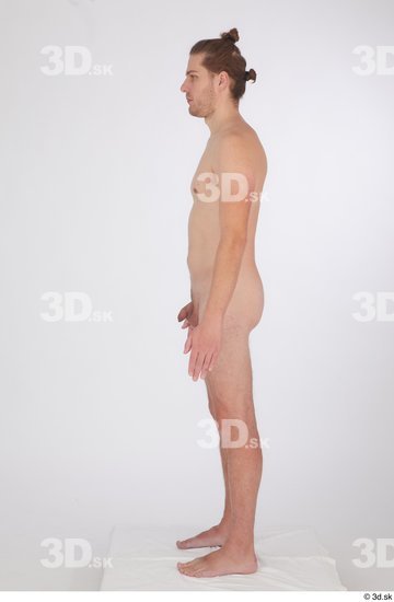 Whole Body Man White Nude Slim Standing Studio photo references