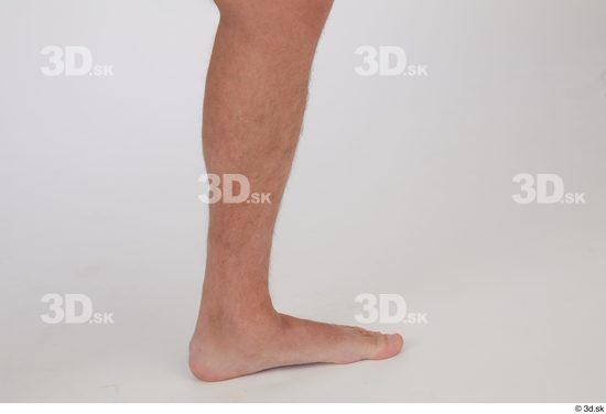 Calf Man White Nude Slim Studio photo references