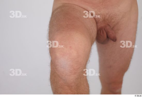 Knee Man White Nude Slim Studio photo references