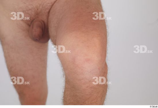 Knee Man White Nude Slim Studio photo references