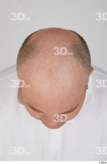 Head Hair Man White Sports Overweight Bald Street photo references