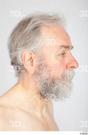 Man White Bearded Groom Photo References