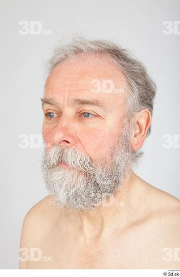 Man White Bearded Groom Photo References