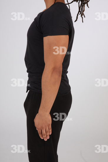 Arm Upper Body Man Black Casual Slim Street photo references