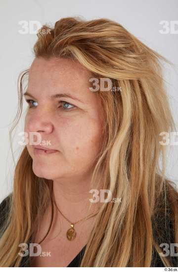 Head Hair Woman White Casual Chubby Street photo references