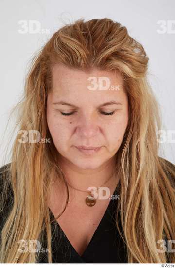 Head Hair Woman White Casual Chubby Street photo references