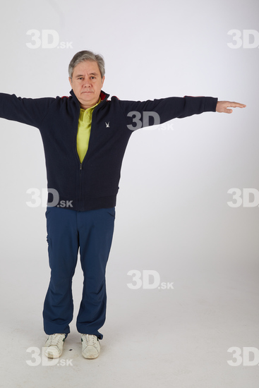 Whole Body Man T poses Casual Slim Standing Street photo references