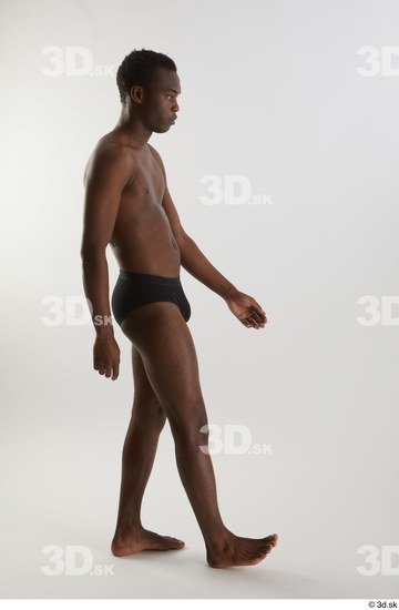 Man Black Slim Male Studio Poses