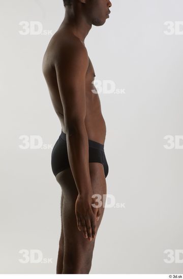 Man Black Slim Male Studio Poses