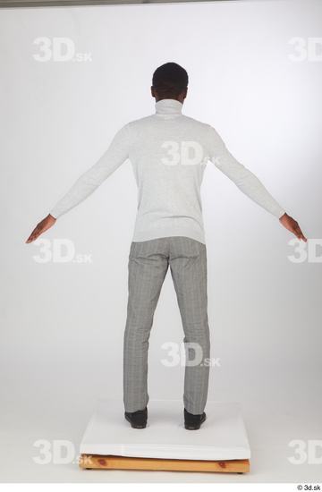 Man Black Slim Male Studio Poses