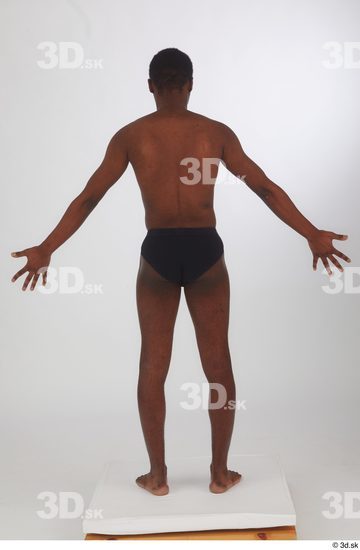 Man Black Slim Male Studio Poses