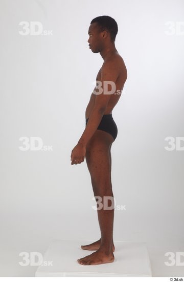 Man Black Slim Male Studio Poses