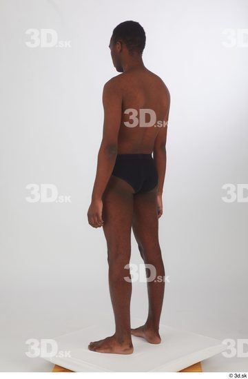 Man Black Slim Male Studio Poses