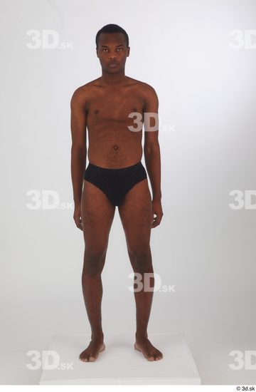 Man Black Slim Male Studio Poses