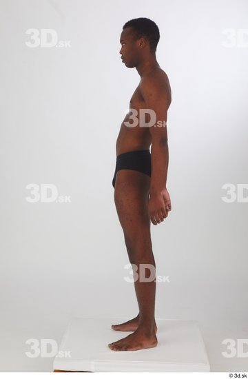 Man Black Slim Male Studio Poses