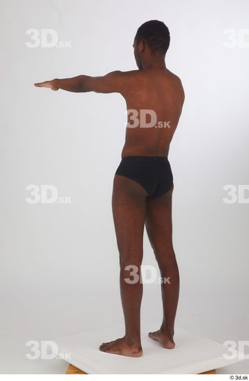 Man Black Slim Male Studio Poses