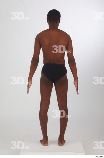 Man Black Slim Male Studio Poses