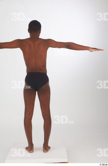 Man Black Slim Male Studio Poses