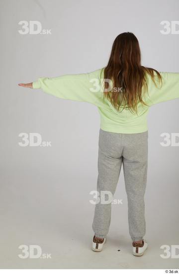 Whole Body Woman T poses Casual Standing Street photo references