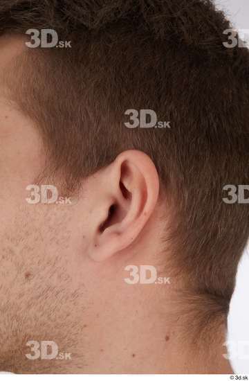 Ear Man White Casual Slim Street photo references