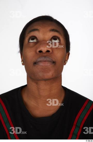 Head Woman Black Casual Slim Street photo references