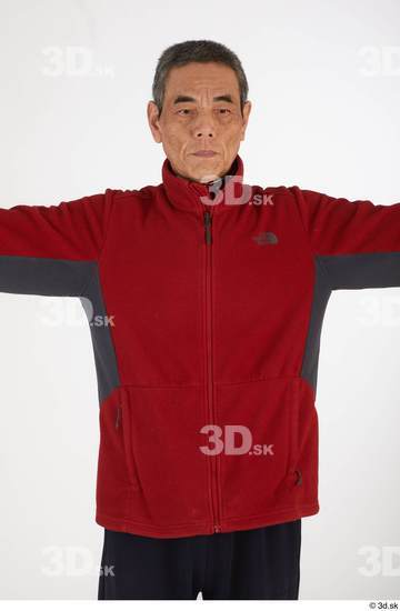 Upper Body Man Asian Casual Slim Street photo references