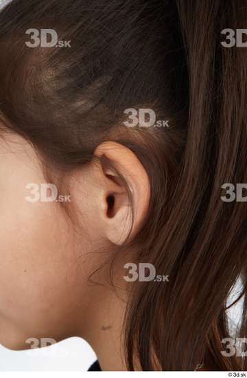 Ear Woman Asian Casual Slim Street photo references