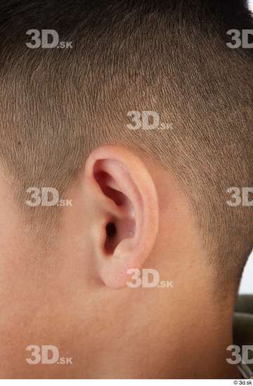 Ear Man Asian Casual Slim Street photo references