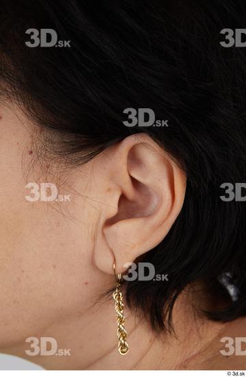 Ear Woman Asian Casual Slim Street photo references