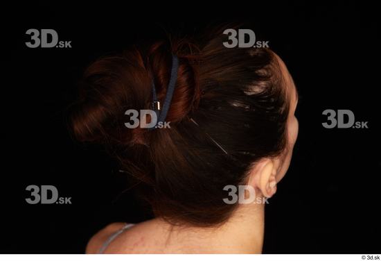 Hair Woman White Slim Studio photo references