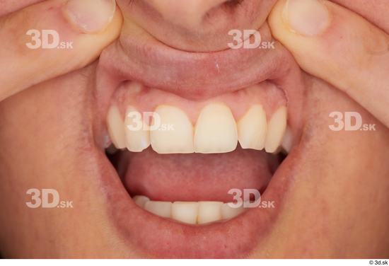 Teeth Woman White Slim Studio photo references