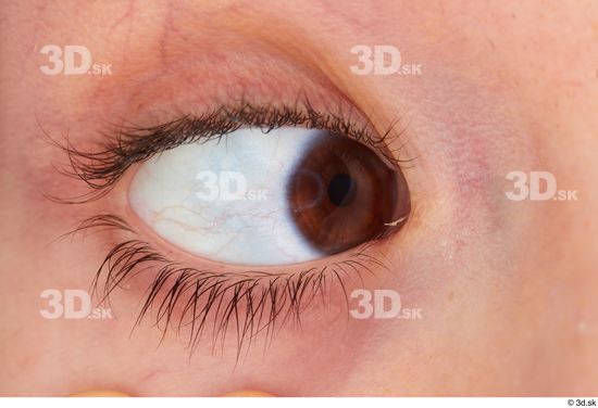 Eye Woman White Slim Studio photo references