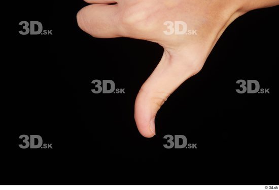 Fingers Woman White Slim Studio photo references