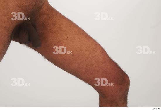 Thigh Man Black Nude Slim Studio photo references