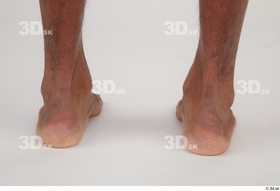 Foot Man Black Nude Slim Studio photo references