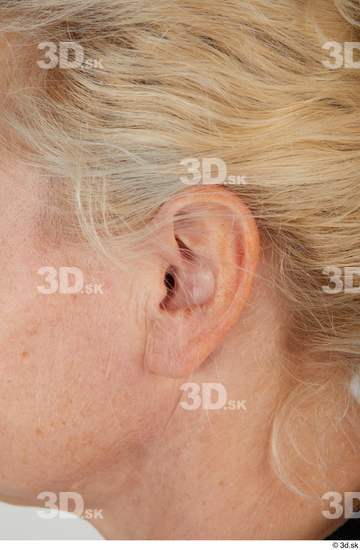 Ear Woman White Casual Slim Street photo references