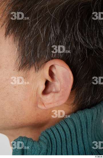 Ear Man Asian Casual Slim Street photo references