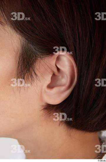 Ear Woman Asian Casual Slim Street photo references