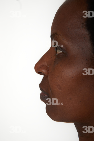 Nose Woman Black Casual Chubby Street photo references