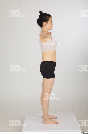 Woman Asian Slim Female Studio Poses